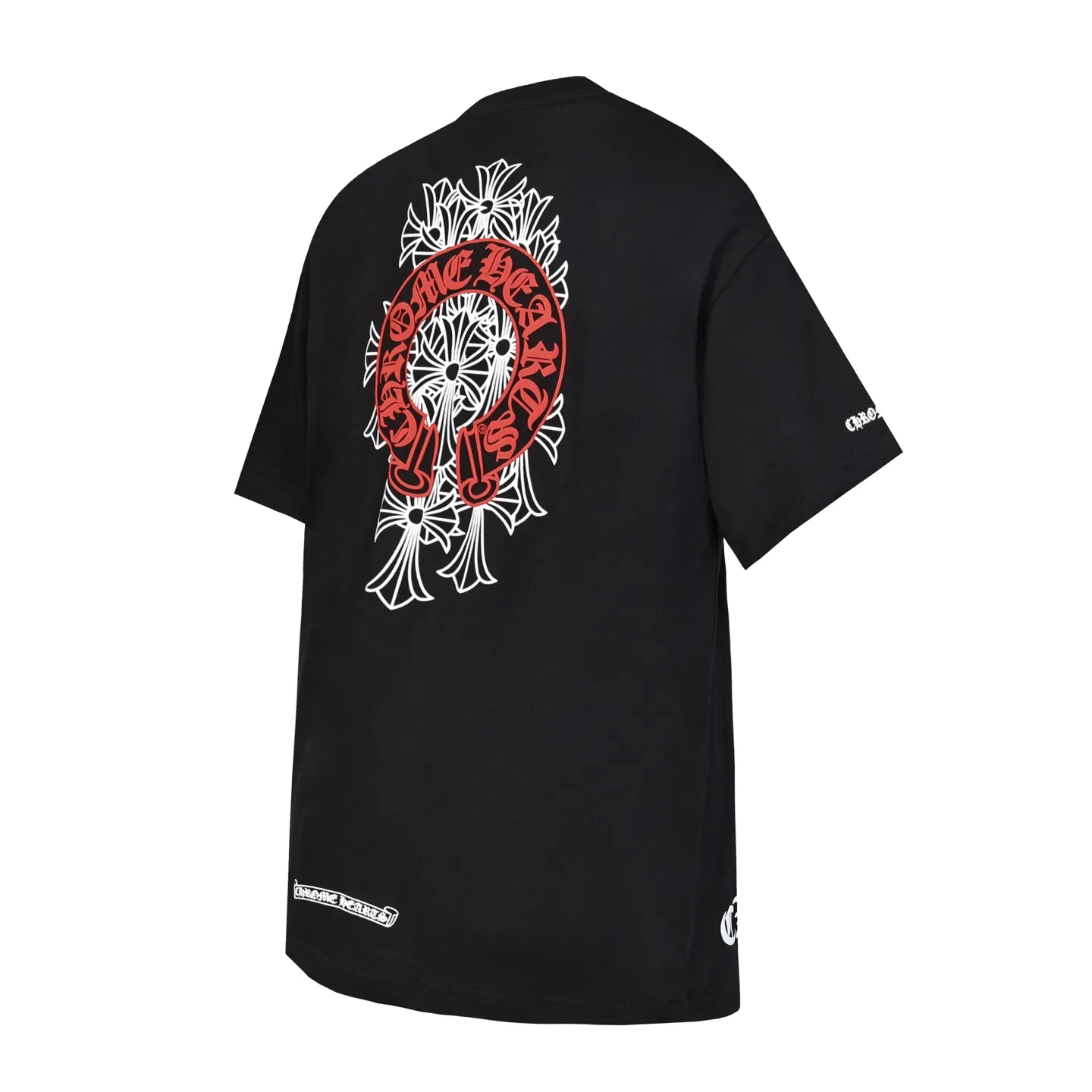 P150 Cross-border model, please do not place an order if you are pursuing quality -Chrome Hearts/Chrome Heart Cross Sanskrit foam printed short-sleeved T-shirt -High weight, high density and high quality. The wool is soft, delicate and skin-friendly. It feels soft and silky. It has excellent warmth and skin-friendly properties.